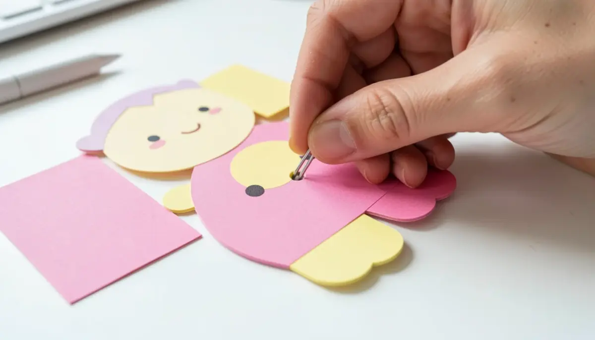 Como Dar Articulação em Boneca de Papel Kawaii com Materiais de Casa Como Dar Articulação em Boneca de Papel Kawaii com Materiais de Casa