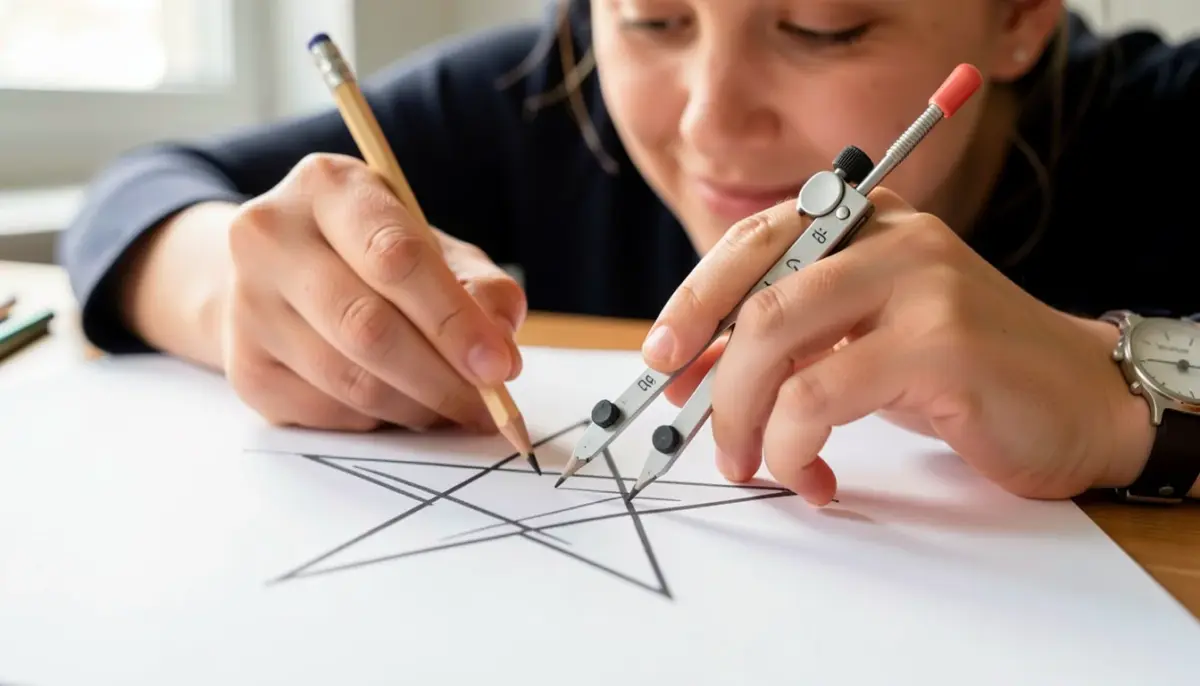 Como Desenhar Estrela de Cinco Pontas Perfeita em 15 Minutos Como Desenhar Estrela de Cinco Pontas Perfeita em 15 Minutos