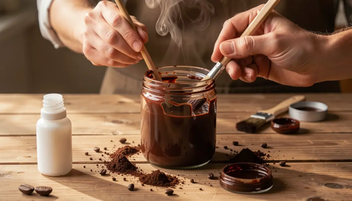 Como Fazer Tinta Marrom Caseira com Café para Artesanato em 2 Receitas Como Fazer Tinta Marrom Caseira com Café para Artesanato em 2 Receitas
