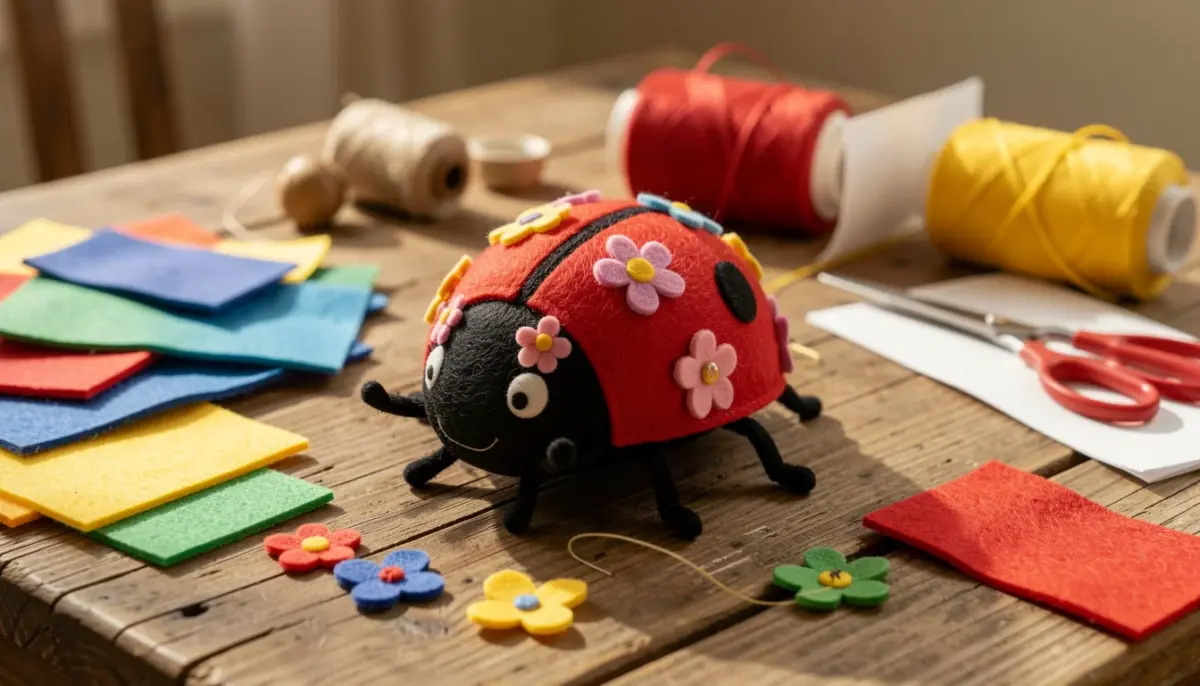 32 Ideias de Desenho de Joaninha com Flores para Artesanato em Feltro 32 Ideias de Desenho de Joaninha com Flores para Artesanato em Feltro
