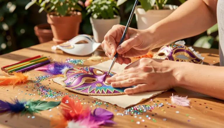 35 Ideias de Desenho Máscara de Carnaval para Fazer Agora