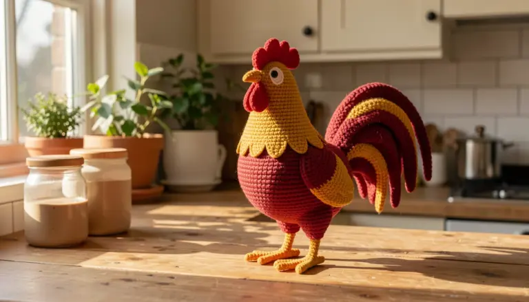 5 Galos Amigurumi para Decorar (Lindas Inspirações) 5 Galos Amigurumi para Decorar (Lindas Inspirações)