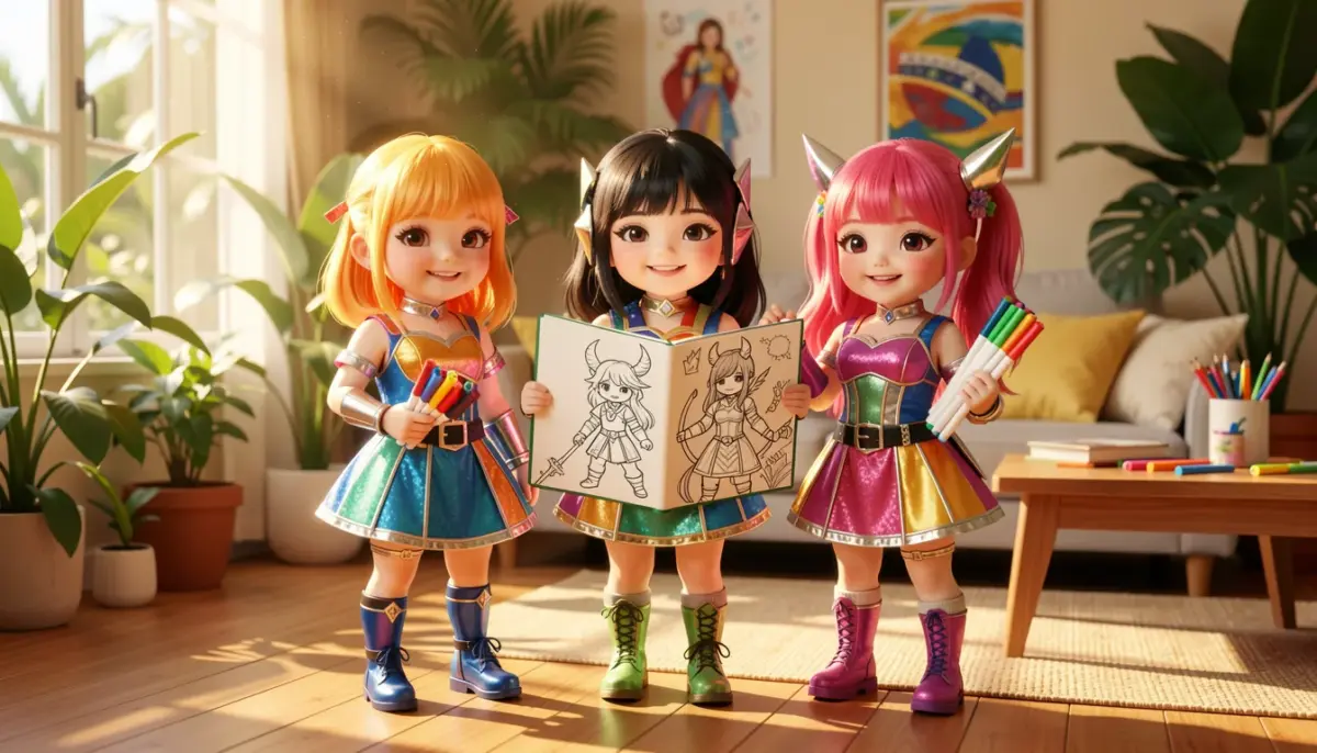 6 Desenhos de GUERREIRAS DO K-POP PARA COLORIR (Grátis e para Imprimir) 6 Desenhos de GUERREIRAS DO K-POP PARA COLORIR (Grátis e para Imprimir)