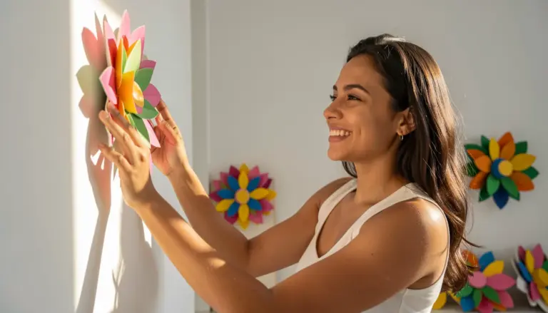 33 Ideias de Molde de Flores para Mural que Transformam Decoração 33 Ideias de Molde de Flores para Mural que Transformam Decoração