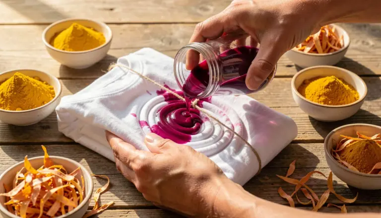 Tie Dye com Corantes Naturais em vez de Químicos: Passo a Passo Caseiro Tie Dye com Corantes Naturais em vez de Químicos: Passo a Passo Caseiro