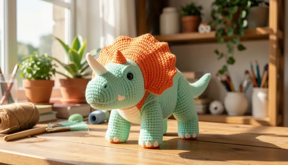 7 Inspirações de TRICERATOPS AMIGURUMI para Fazer em Casa (Lindas Fotos) 7 Inspirações de TRICERATOPS AMIGURUMI para Fazer em Casa (Lindas Fotos)