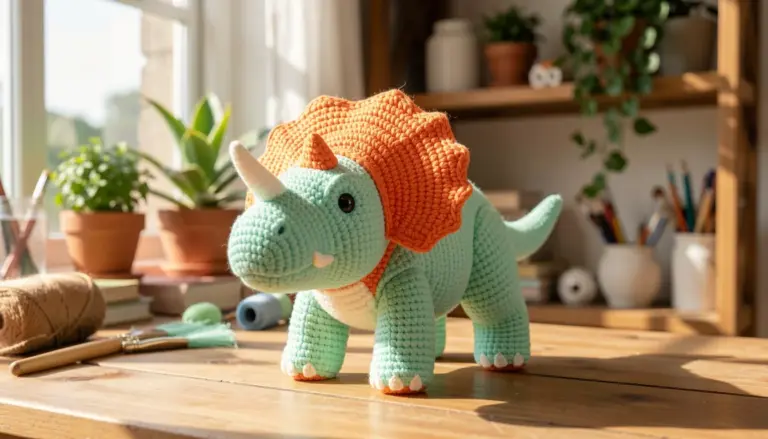 7 Inspirações de TRICERATOPS AMIGURUMI para Fazer em Casa (Lindas Fotos) 7 Inspirações de TRICERATOPS AMIGURUMI para Fazer em Casa (Lindas Fotos)