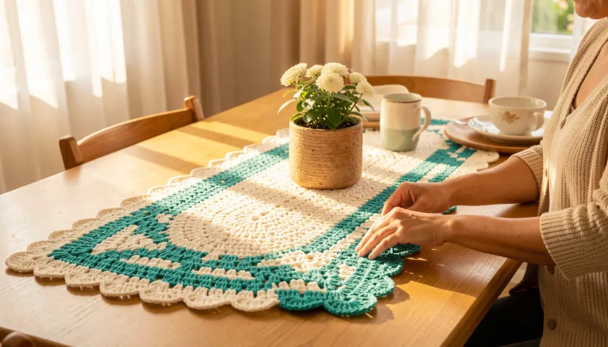 35 Ideias de Trilho de Mesa de Crochê para Fazer em Casa 35 Ideias de Trilho de Mesa de Crochê para Fazer em Casa
