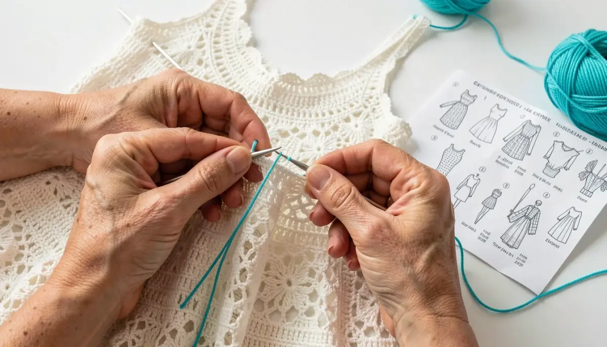 Vestido de Crochê com Gráfico e Receita: Passo a Passo Fácil Vestido de Crochê com Gráfico e Receita: Passo a Passo Fácil
