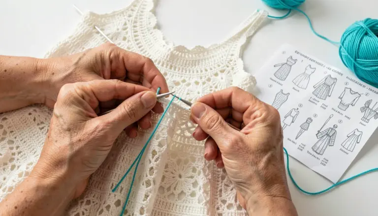 Vestido de Crochê com Gráfico e Receita: Passo a Passo Fácil Vestido de Crochê com Gráfico e Receita: Passo a Passo Fácil