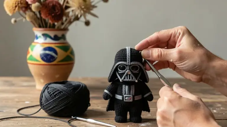 Darth Vader Amigurumi: Passo a Passo Completo com Padrão Grátis Darth Vader Amigurumi: Passo a Passo Completo com Padrão Grátis