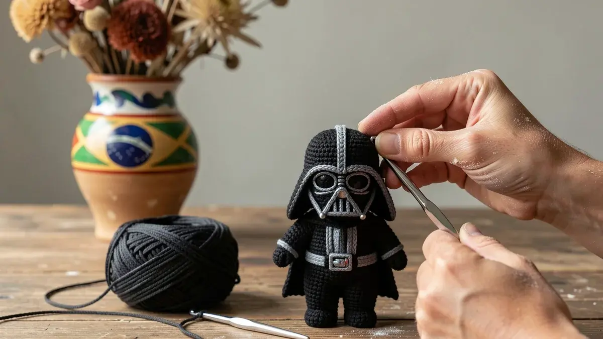 Darth Vader Amigurumi: Passo a Passo Completo com Padrão Grátis Darth Vader Amigurumi: Passo a Passo Completo com Padrão Grátis
