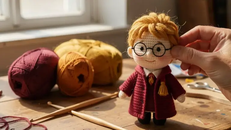Harry Potter Amigurumi: Como Fazer o Boneco de Crochê Passo a Passo Harry Potter Amigurumi: Como Fazer o Boneco de Crochê Passo a Passo