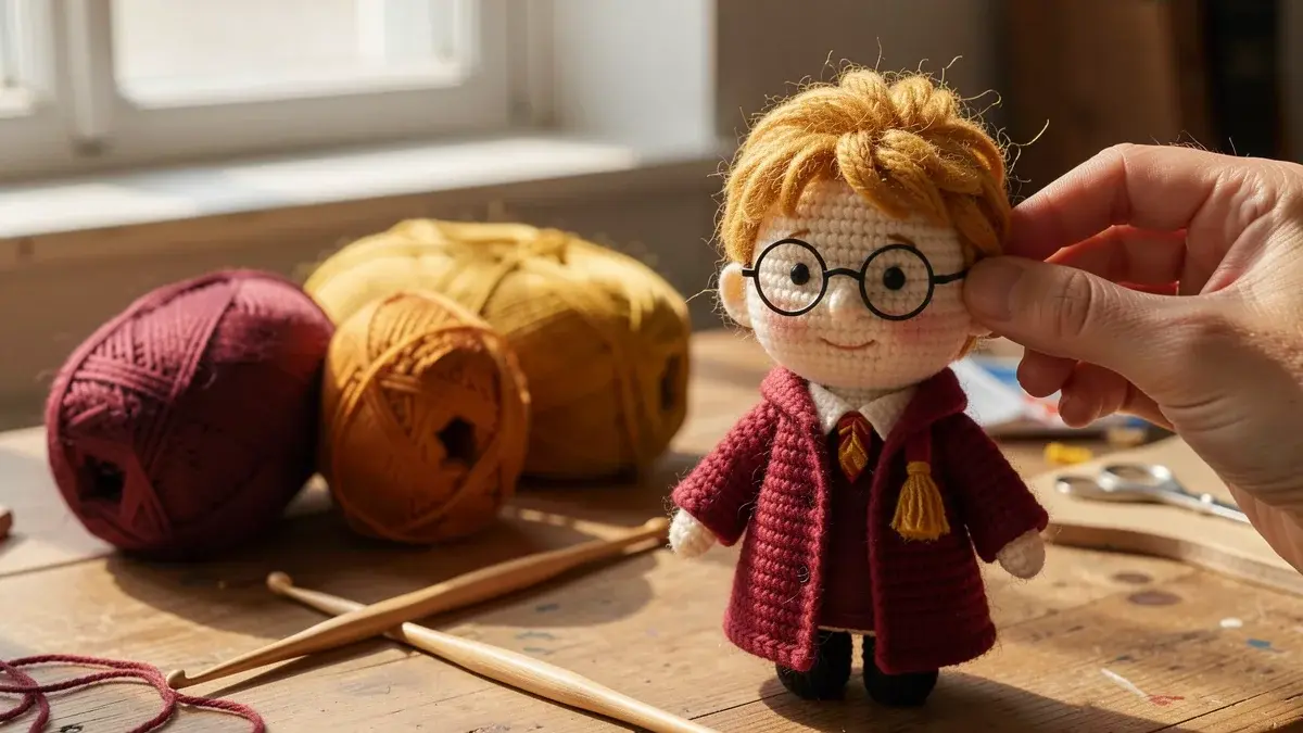 Harry Potter Amigurumi: Como Fazer o Boneco de Crochê Passo a Passo Harry Potter Amigurumi: Como Fazer o Boneco de Crochê Passo a Passo