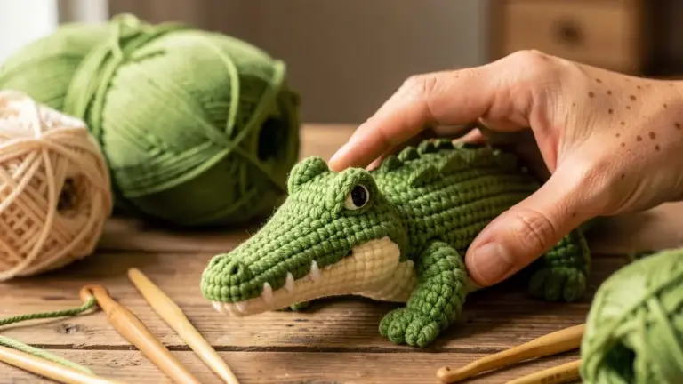 Jacaré Amigurumi: Passo a Passo Fácil e Receita Completa Jacaré Amigurumi: Passo a Passo Fácil e Receita Completa