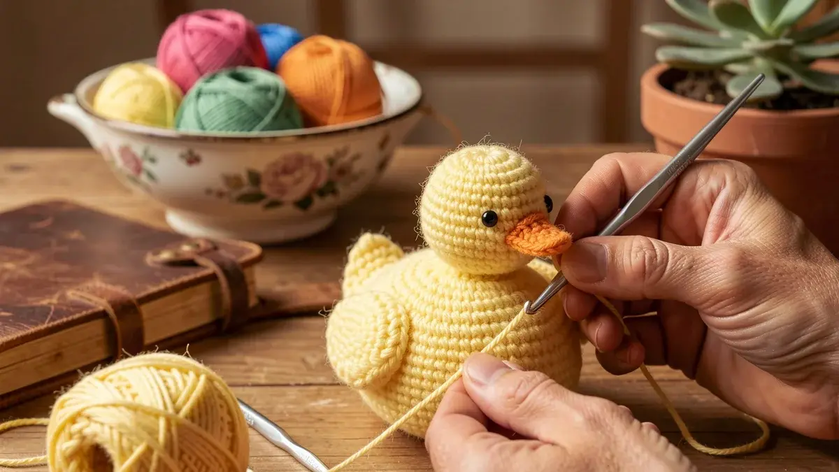 Pato Amigurumi Passo a Passo: Receita Grátis e Fácil para Iniciantes Pato Amigurumi Passo a Passo: Receita Grátis e Fácil para Iniciantes