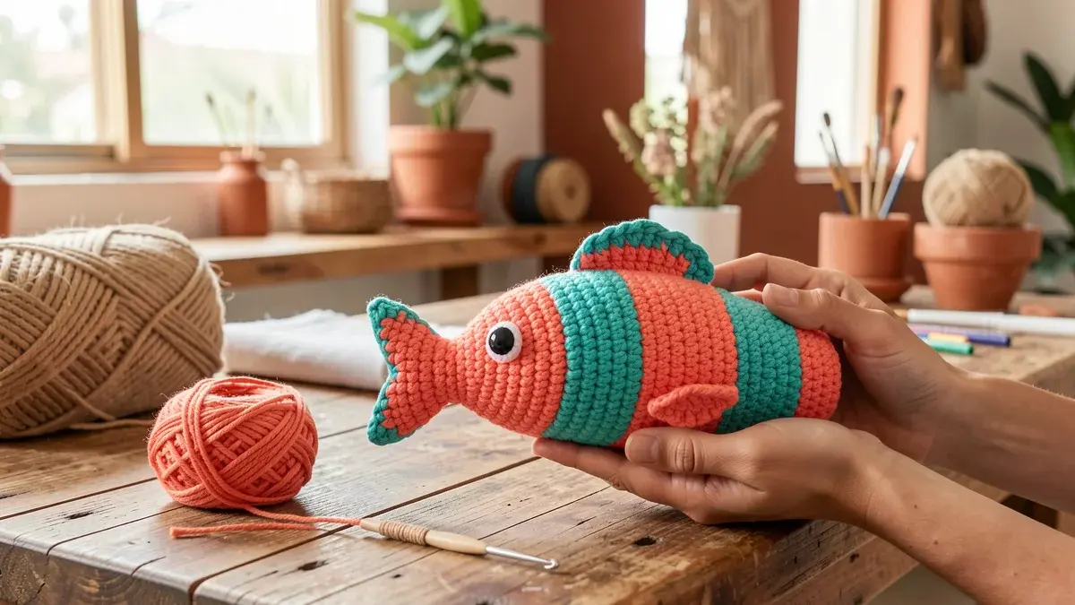 Peixe Amigurumi: Receita Grátis e Passo a Passo para Crochê Peixe Amigurumi: Receita Grátis e Passo a Passo para Crochê