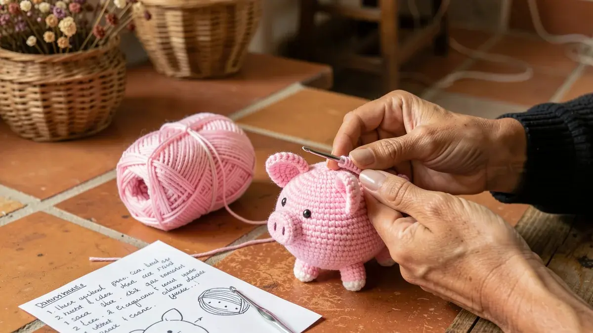 Aprenda a Fazer um Porco Amigurumi Passo a Passo – Iniciante Aprenda a Fazer um Porco Amigurumi Passo a Passo – Iniciante