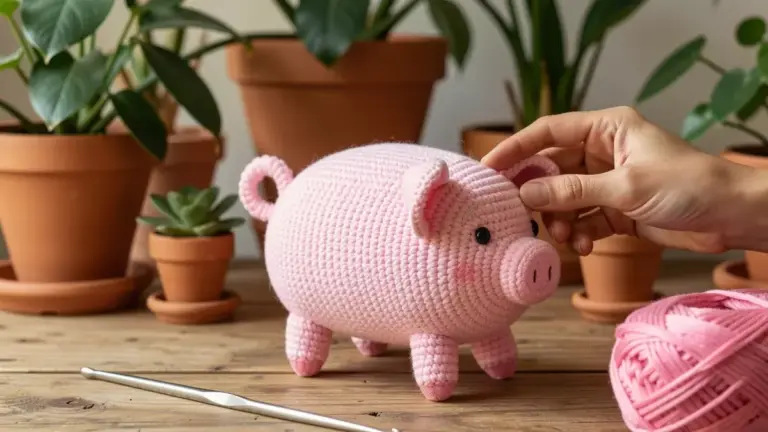 Porquinho Amigurumi: Receita Fácil Passo a Passo para Iniciantes Porquinho Amigurumi: Receita Fácil Passo a Passo para Iniciantes