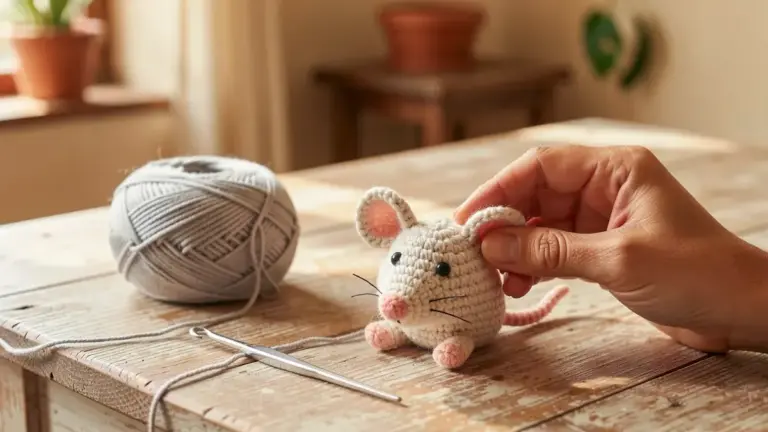 Rato Amigurumi Passo a Passo: Receita Grátis para Iniciantes Rato Amigurumi Passo a Passo: Receita Grátis para Iniciantes