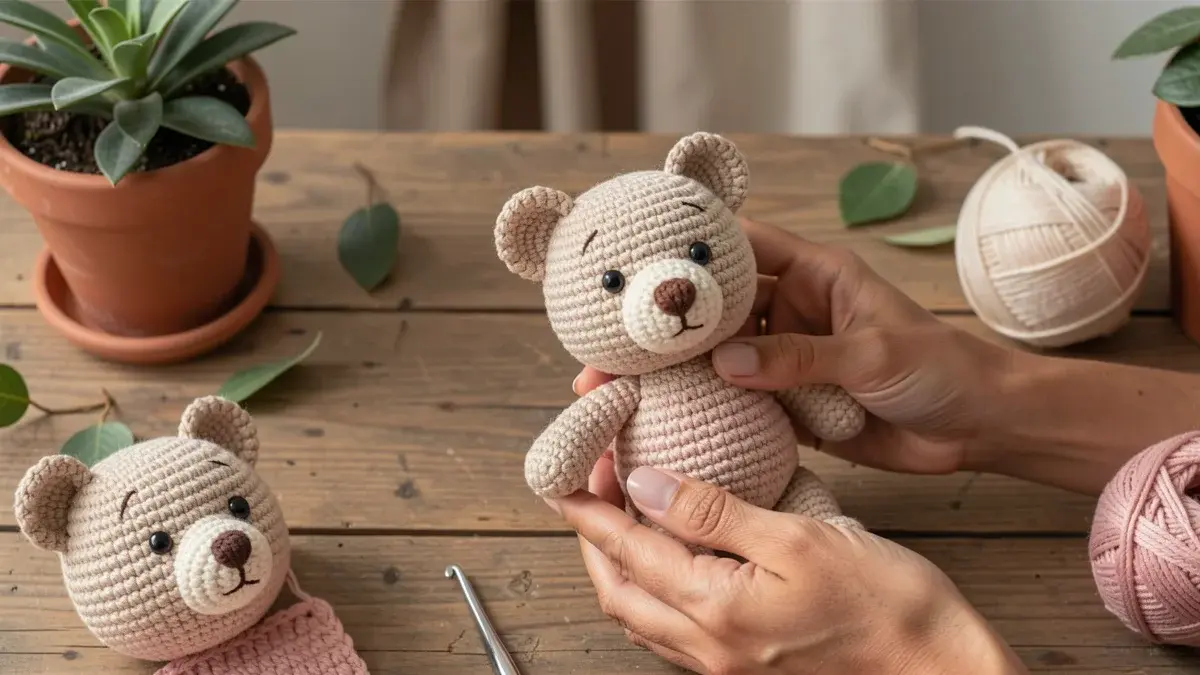 Urso Amigurumi: Receita Passo a Passo para Iniciantes Urso Amigurumi: Receita Passo a Passo para Iniciantes