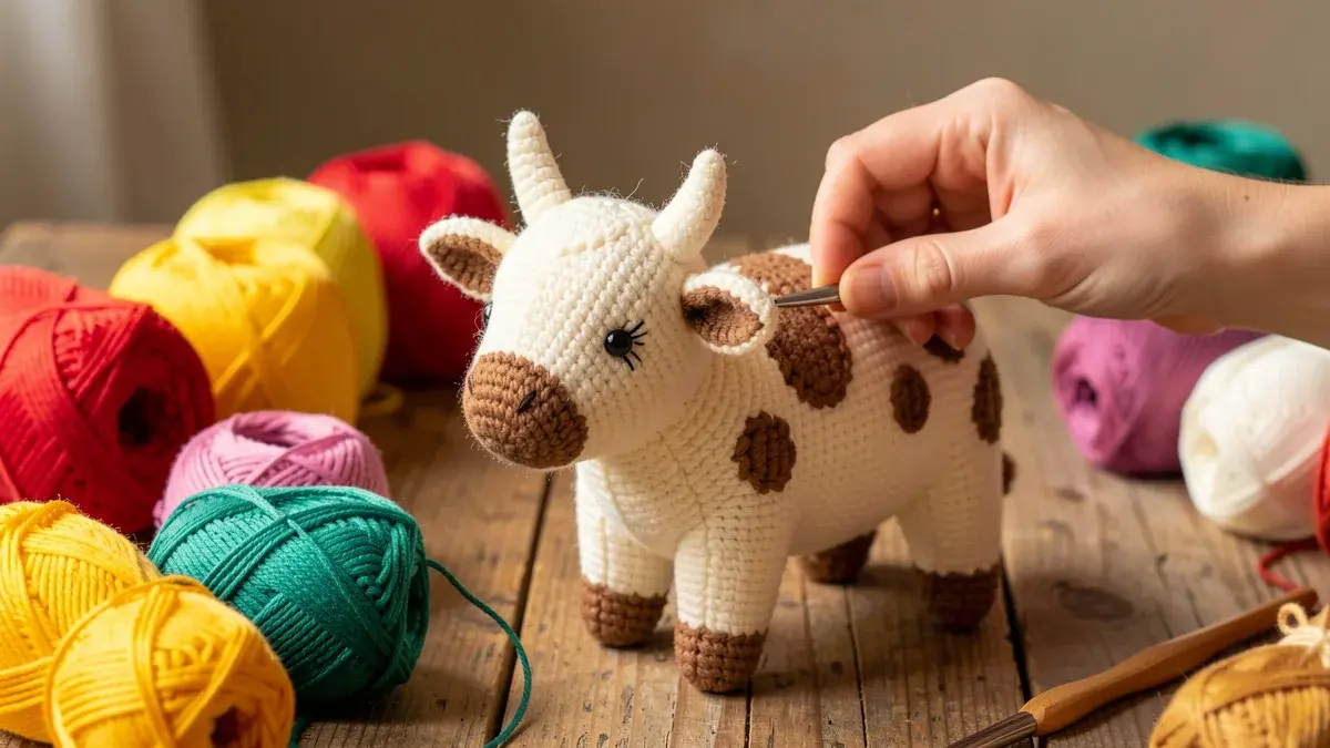 Aprenda a fazer vaquinha amigurumi e venda para ganhar dinheiro extra Aprenda a fazer vaquinha amigurumi e venda para ganhar dinheiro extra