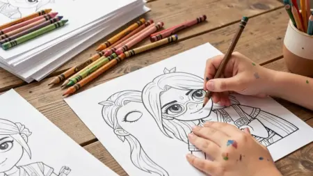 Avatar World para Imprimir: Divertidas Páginas para Colorir Grátis