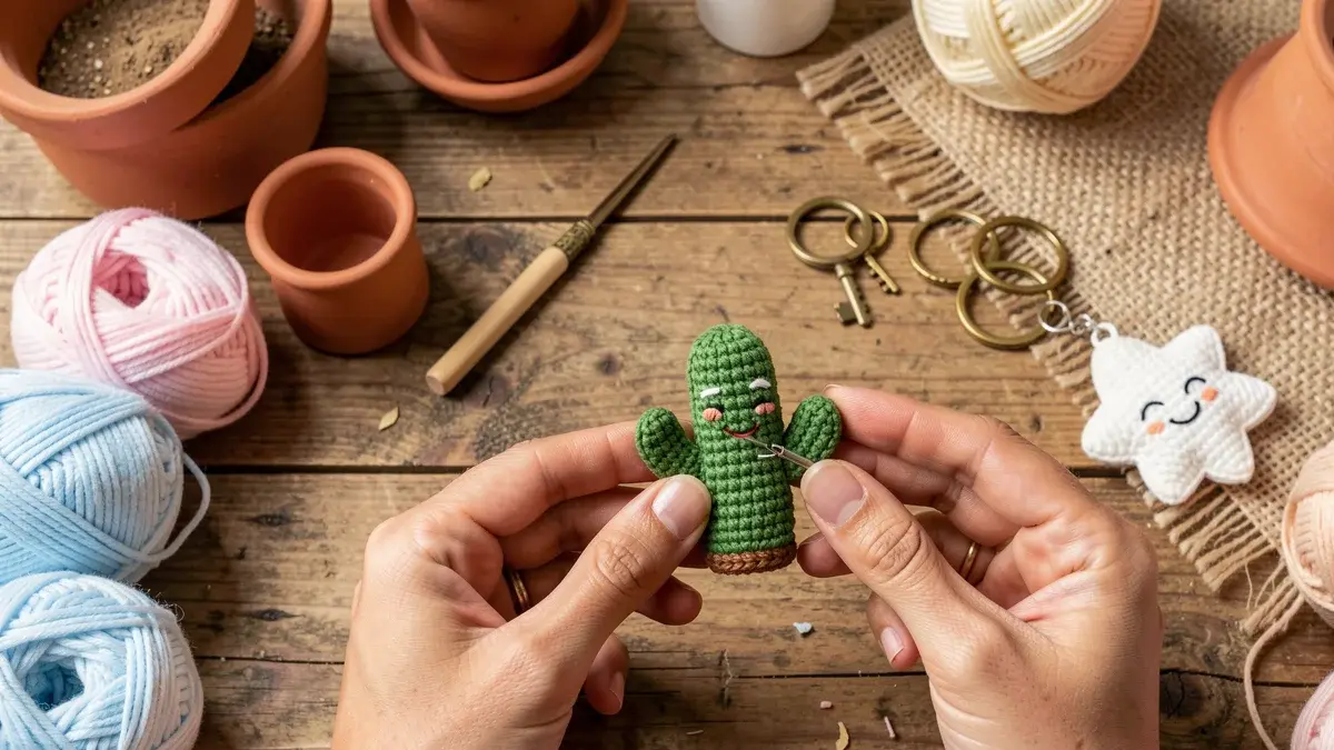 Chaveiro Amigurumi: Como Fazer Passo a Passo para Iniciantes Chaveiro Amigurumi: Como Fazer Passo a Passo para Iniciantes