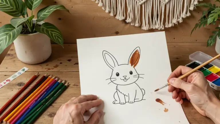 Coelho Desenho Fofo: 30 Ideias para Imprimir e Colorir Coelho Desenho Fofo: 30 Ideias para Imprimir e Colorir