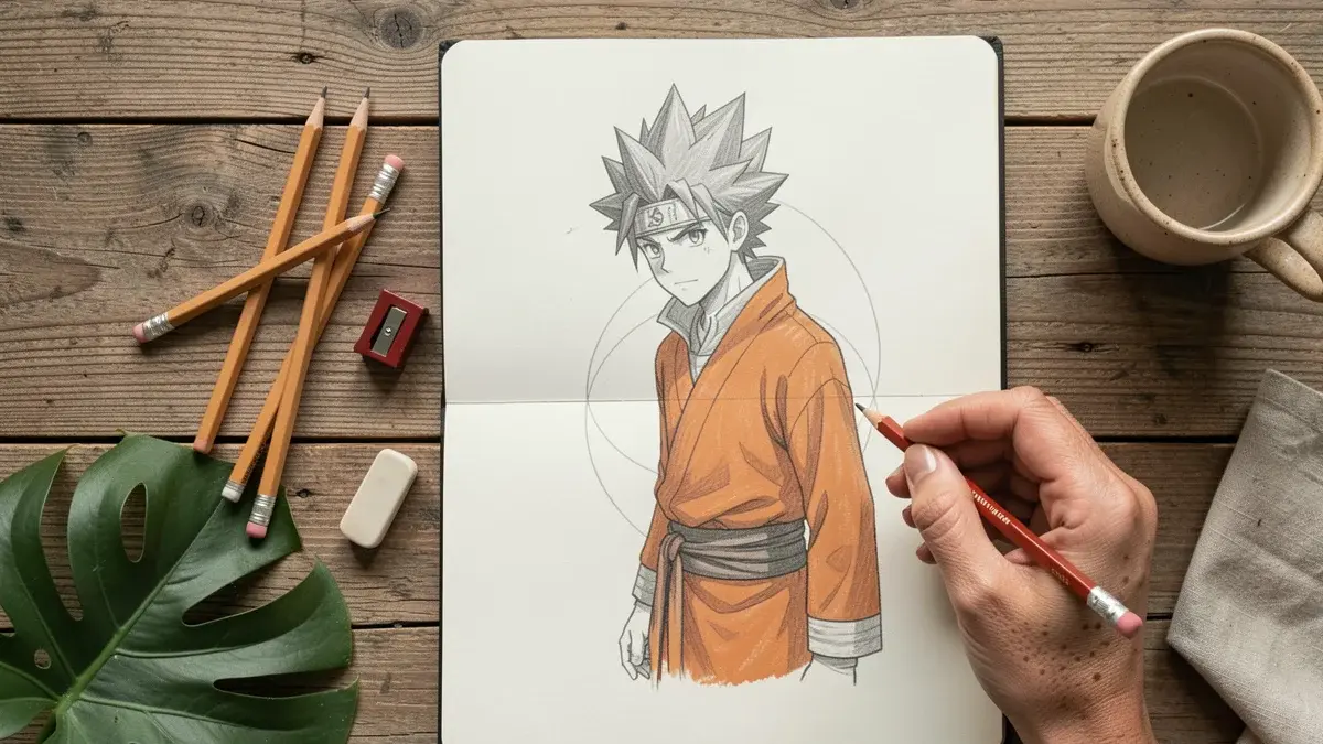 Como Desenhar o Naruto: Guia Passo a Passo para Iniciantes Como Desenhar o Naruto: Guia Passo a Passo para Iniciantes