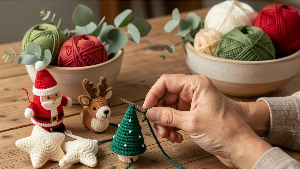 Enfeites de Natal Amigurumi: O Que São, Como Fazer e Ideias para sua Árvore Enfeites de Natal Amigurumi: O Que São, Como Fazer e Ideias para sua Árvore