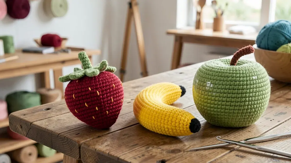 Como Fazer Frutas Amigurumi Passo a Passo para Iniciantes Como Fazer Frutas Amigurumi Passo a Passo para Iniciantes
