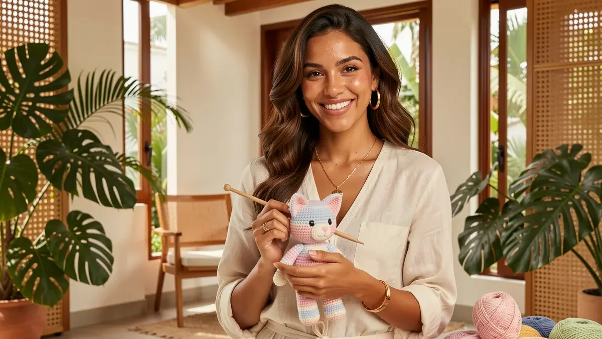 Gatinha Amigurumi para Iniciantes: Materiais, Passo a Passo e Dicas de Acabamento