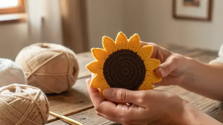 Girassol Amigurumi: Receita Fácil e Encantadora para Iniciantes Girassol Amigurumi: Receita Fácil e Encantadora para Iniciantes