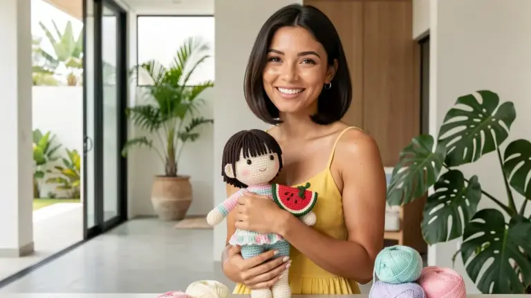 Receita de Magali amigurumi para iniciantes: materiais e pontos Receita de Magali amigurumi para iniciantes: materiais e pontos