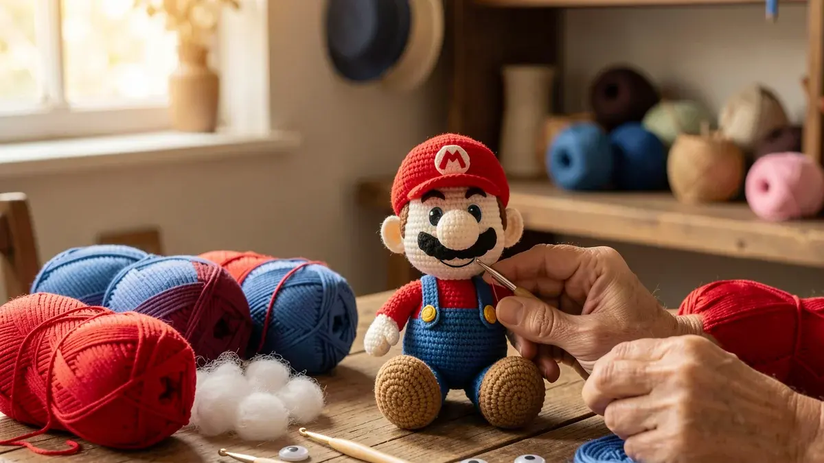 Mario Amigurumi: Como Fazer, Materiais e Receitas Passo a Passo Mario Amigurumi: Como Fazer, Materiais e Receitas Passo a Passo