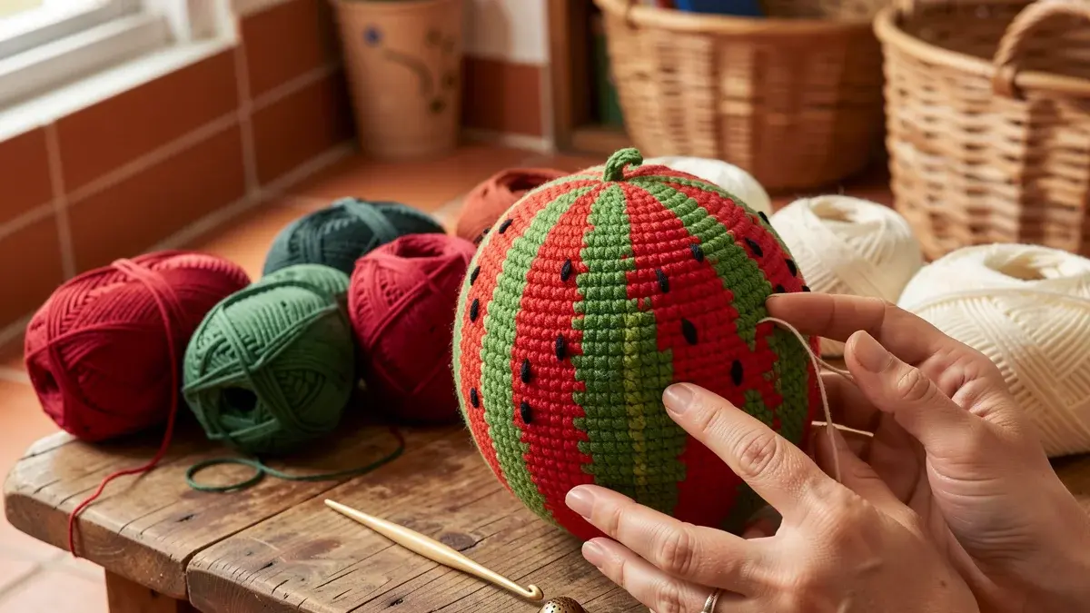 Melancia Amigurumi: Como Fazer em Crochê Passo a Passo Melancia Amigurumi: Como Fazer em Crochê Passo a Passo