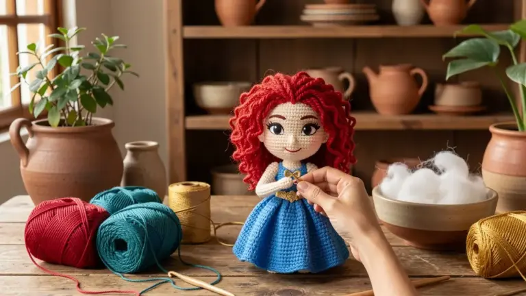 Como Fazer Mérida Amigurumi no Crochê: Passo a Passo Completo Como Fazer Mérida Amigurumi no Crochê: Passo a Passo Completo