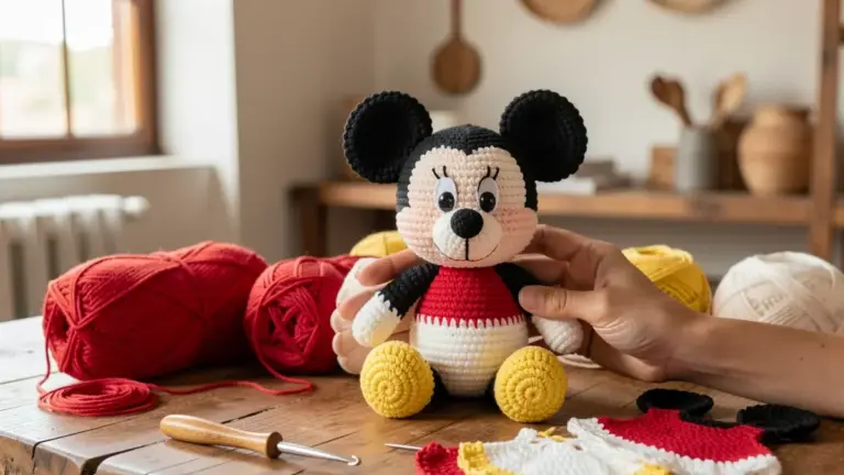 Como Fazer Minnie Amigurumi para Iniciantes: Materiais e Passo a Passo Como Fazer Minnie Amigurumi para Iniciantes: Materiais e Passo a Passo