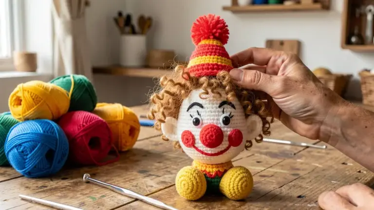 Palhaço Amigurumi: Passo a Passo Completo com Receita Grátis Palhaço Amigurumi: Passo a Passo Completo com Receita Grátis