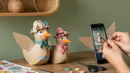 Paper Duck Celular: 12 Ideias Fofas para Decorar com o Patinho