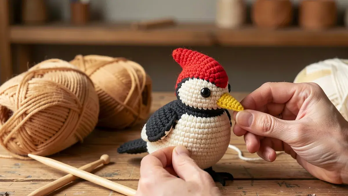 Pica-Pau Amigurumi: Como Fazer em Crochê Passo a Passo Pica-Pau Amigurumi: Como Fazer em Crochê Passo a Passo