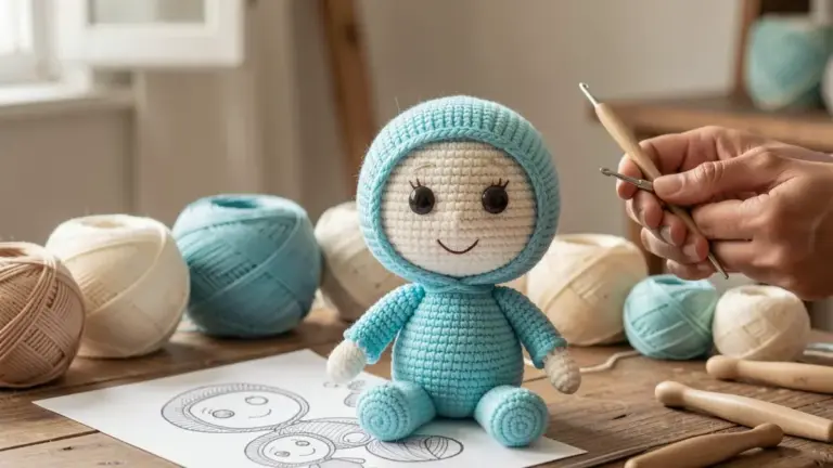 Pocoyo Amigurumi: Receita Completa em Crochê Passo a Passo Pocoyo Amigurumi: Receita Completa em Crochê Passo a Passo