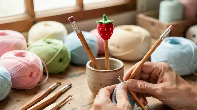 Ponteira de Lápis Amigurumi: Passo a Passo para Iniciantes Ponteira de Lápis Amigurumi: Passo a Passo para Iniciantes