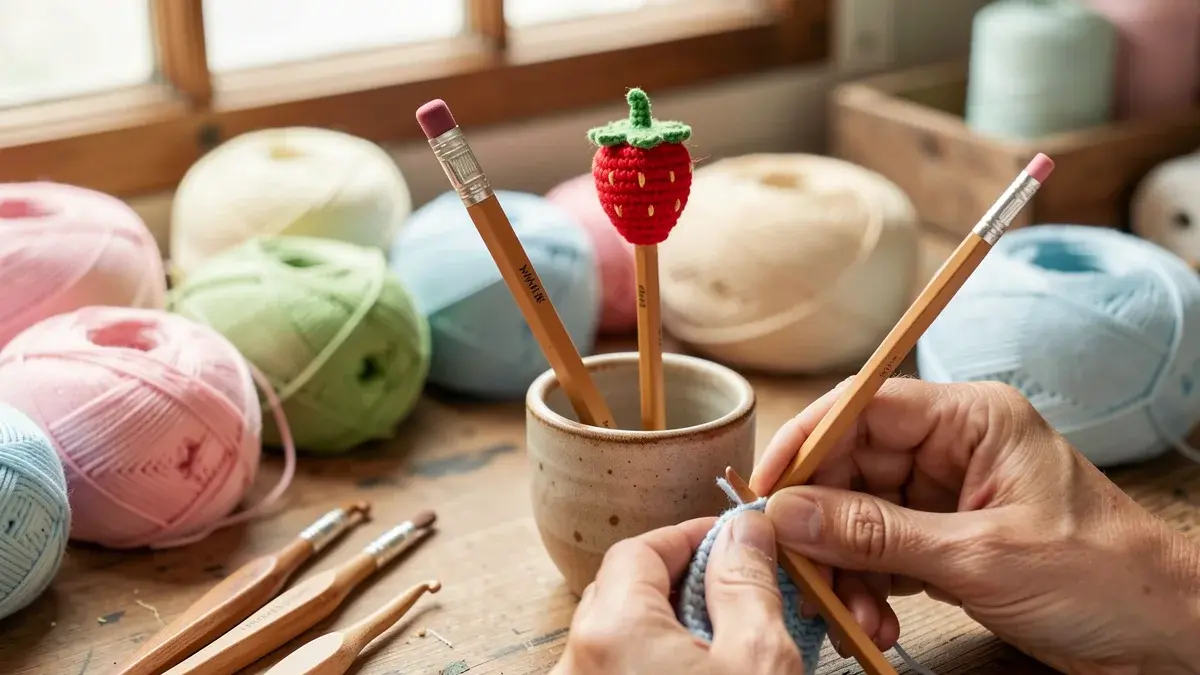 Ponteira de Lápis Amigurumi: Passo a Passo para Iniciantes