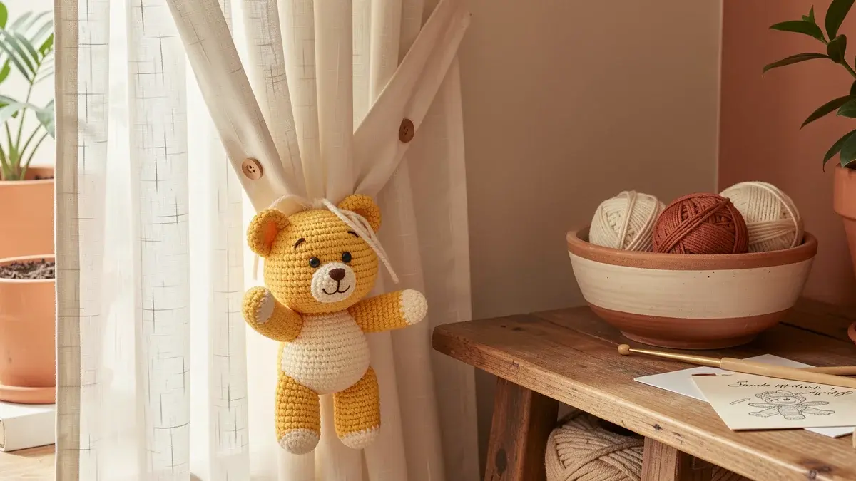 Prendedor de Cortina Amigurumi: Como Fazer, Receitas Grátis e Onde Comprar Prendedor de Cortina Amigurumi: Como Fazer, Receitas Grátis e Onde Comprar