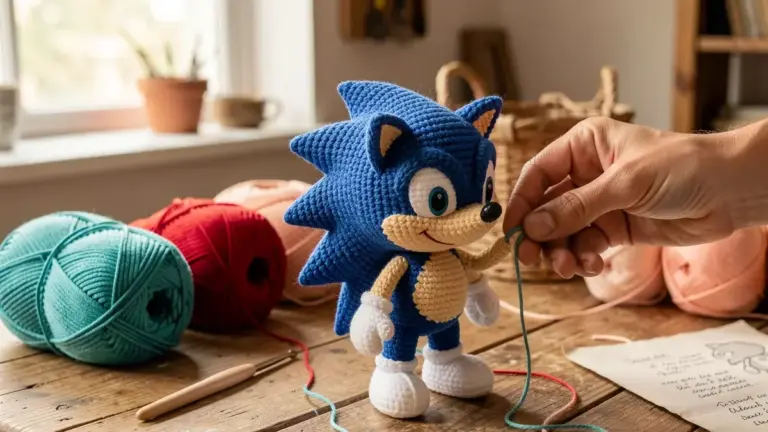 Sonic Amigurumi: Como Fazer o Ouriço Mais Rápido do Crochê Passo a Passo Sonic Amigurumi: Como Fazer o Ouriço Mais Rápido do Crochê Passo a Passo