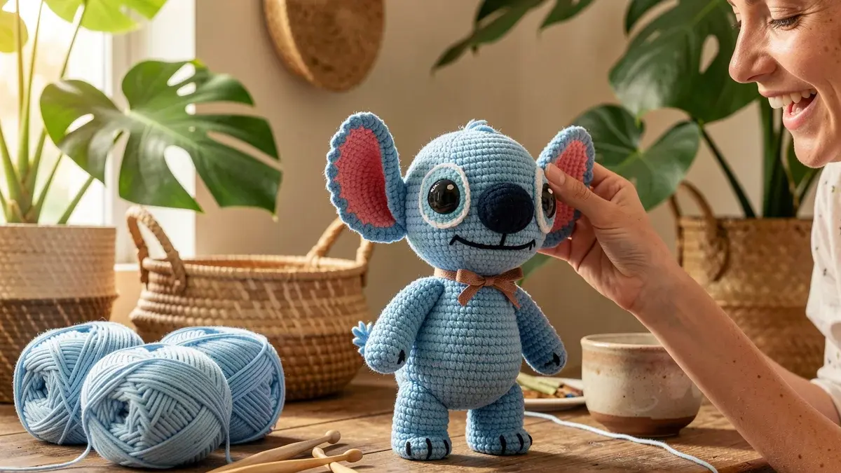 Stitch Amigurumi: Passo a Passo de Crochê para Iniciantes Stitch Amigurumi: Passo a Passo de Crochê para Iniciantes