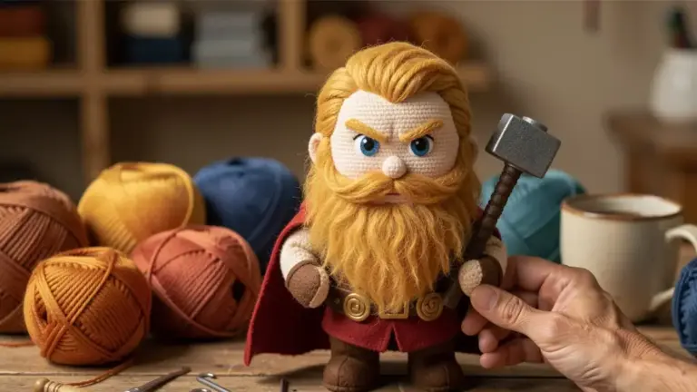 Thor Amigurumi: como fazer o deus do trovão em crochê Thor Amigurumi: como fazer o deus do trovão em crochê