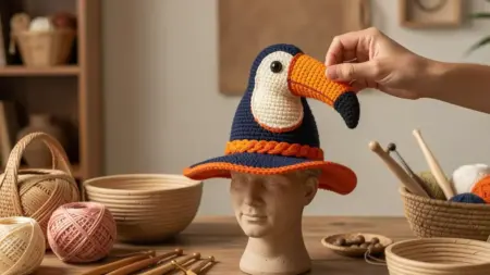 Touca Amigurumi ou Tucano? Aprenda o Passo a Passo Completo Touca Amigurumi ou Tucano? Aprenda o Passo a Passo Completo